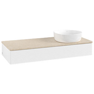 Villeroy &amp; Boch Antao vanity unit 1200x190x500mm L12113MT with lighting with structure FK/AP: MT/3