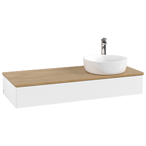 Villeroy & Boch Antao Waschtischunterschrank 1200x190x500mm L12151MT mit Beleuchtung mit Struktur FK/AP: MT/1