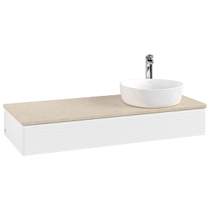 Villeroy &amp; Boch Antao vanity unit 1200x190x500mm L12153MT with lighting with structure FK/AP: MT/3