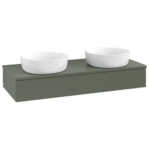 Meuble sous-vasque Villeroy &amp; Boch Antao 1200x190x500mm L13010HL avec éclairage FK/AP: HL/0