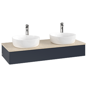 Villeroy & Boch Antao Waschtischunterschrank 1200x190x500mm L13053HG mit Beleuchtung FK/AP: HG/3