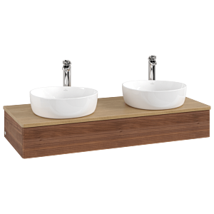 Villeroy & Boch Antao Waschtischunterschrank 1200x190x500mm L13151HM mit Beleuchtung mit Struktur FK/AP: HM/1