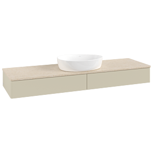 Meuble sous-vasque Villeroy &amp; Boch Antao 1600x190x500mm L14013HJ avec éclairage FK/AP: HJ/3
