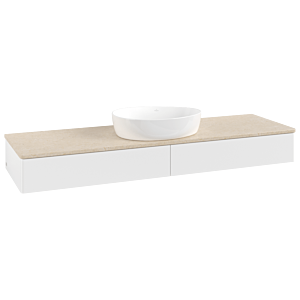Villeroy &amp; Boch Antao vanity unit 1600x190x500mm L14013MT with lighting FK/AP: MT/3