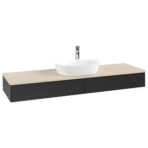 Villeroy & Boch Antao Waschtischunterschrank 1600x190x500mm L14053PD mit Beleuchtung FK/AP: PD/3