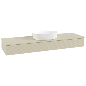 Meuble sous-vasque Villeroy &amp; Boch Antao 1600x190x500mm L14110HJ avec éclairage avec structure FK/AP: HJ/0