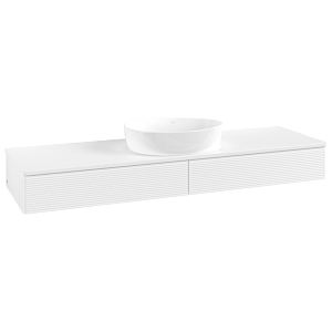 Villeroy &amp; Boch Antao vanity unit 1600x190x500mm L14110MT with lighting with structure FK/AP: MT/0