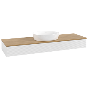 Villeroy &amp; Boch Antao vanity unit 1600x190x500mm L14111GF with lighting with structure FK/AP: GF/1