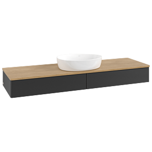 Villeroy &amp; Boch Antao vanity unit 1600x190x500mm L14111PD with lighting with structure FK/AP: PD/1