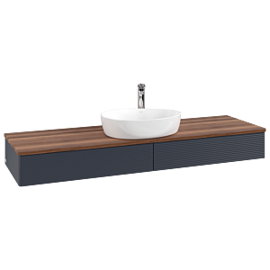 Meuble sous-vasque Villeroy &amp; Boch Antao 1600x190x500mm L14152HG avec éclairage avec structure FK/AP: HG/2