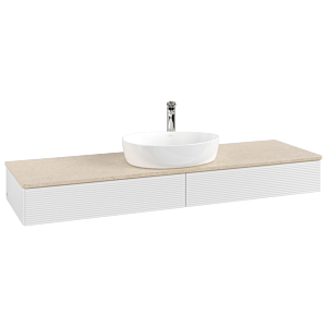 Meuble sous-vasque Villeroy &amp; Boch Antao 1600x190x500mm L14153GF avec éclairage avec structure FK/AP: GF/3