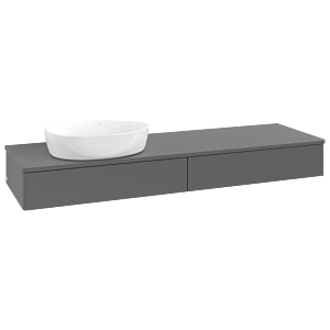 Villeroy & Boch Antao Waschtischunterschrank 1600x190x500mm L15010GK mit Beleuchtung FK/AP: GK/0