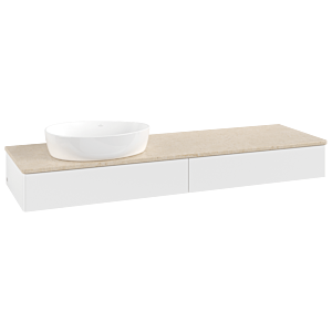 Villeroy & Boch Antao Waschtischunterschrank 1600x190x500mm L15013MT mit Beleuchtung FK/AP: MT/3