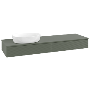 Meuble sous-vasque Villeroy &amp; Boch Antao 1600x190x500mm L15110HL avec éclairage avec structure FK/AP: HL/0