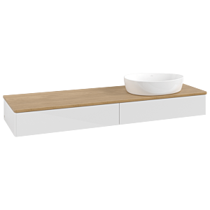 Villeroy & Boch Antao Waschtischunterschrank 1600x190x500mm L16011GF mit Beleuchtung FK/AP: GF/1