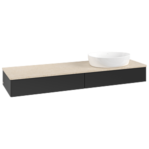 Villeroy & Boch Antao Waschtischunterschrank 1600x190x500mm L16013PD mit Beleuchtung FK/AP: PD/3