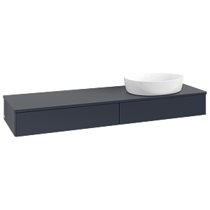 Villeroy & Boch Antao Waschtischunterschrank 1600x190x500mm L16050HG mit Beleuchtung FK/AP: HG/0