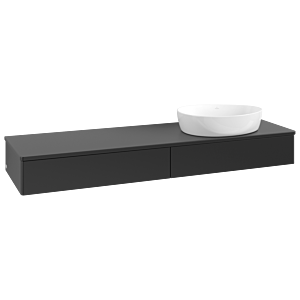 Meuble sous-vasque Villeroy &amp; Boch Antao 1600x190x500mm L16050PD avec éclairage FK/AP: PD/0