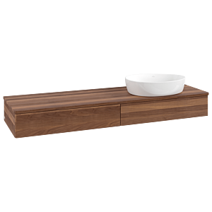 Villeroy & Boch Antao Waschtischunterschrank 1600x190x500mm L16112HM mit Beleuchtung mit Struktur FK/AP: HM/2