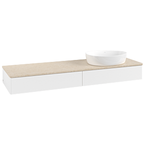 Meuble sous-vasque Villeroy &amp; Boch Antao 1600x190x500mm L16113MT avec éclairage avec structure FK/AP: MT/3