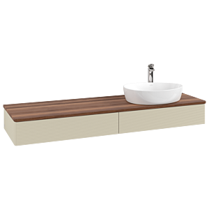 Villeroy & Boch Antao Waschtischunterschrank 1600x190x500mm L16152HJ mit Beleuchtung mit Struktur FK/AP: HJ/2