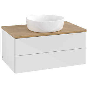 Meuble sous-vasque Villeroy &amp; Boch Antao 800x360x500mm L19011GF avec éclairage FK/AP: GF/1