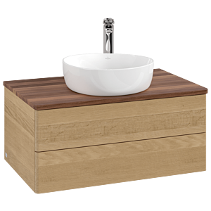 Villeroy &amp; Boch Antao vanity unit 800x360x500mm L19052HN with lighting FK/AP: HN/2