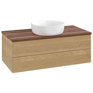 Villeroy & Boch Antao Waschtischunterschrank 1000x360x500mm L20012HN mit Beleuchtung FK/AP: HN/2