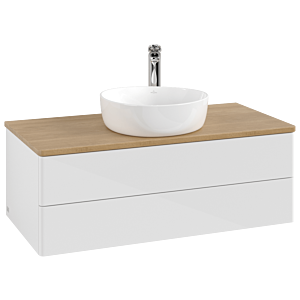 Villeroy &amp; Boch Antao vanity unit 1000x360x500mm L20051GF with lighting FK/AP: GF/1