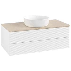 Villeroy & Boch Antao Waschtischunterschrank 1000x360x500mm L20113MT mit Beleuchtung mit Struktur FK/AP: MT/3