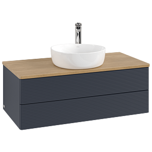 Meuble sous-vasque Villeroy &amp; Boch Antao 1000x360x500mm L20151HG avec éclairage avec structure FK/AP: HG/1