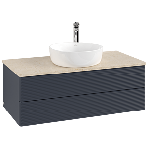 Villeroy &amp; Boch Antao vanity unit 1000x360x500mm L20153HG with lighting with structure FK/AP: HG/3