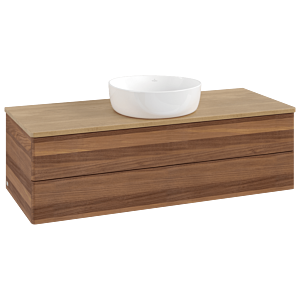 Meuble sous-vasque Villeroy &amp; Boch Antao 1200x360x500mm L21011HM avec éclairage FK/AP: HM/1