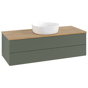 Villeroy & Boch Antao Waschtischunterschrank 1200x360x500mm L21111HL mit Beleuchtung mit Struktur FK/AP: HL/1