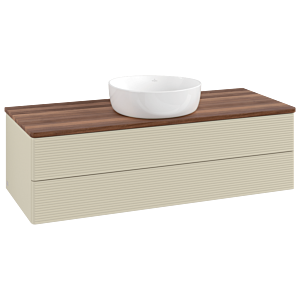 Villeroy & Boch Antao Waschtischunterschrank 1200x360x500mm L21112HJ mit Beleuchtung mit Struktur FK/AP: HJ/2