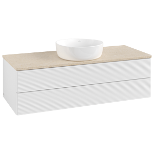 Villeroy & Boch Antao Waschtischunterschrank 1200x360x500mm L21113GF mit Beleuchtung mit Struktur FK/AP: GF/3