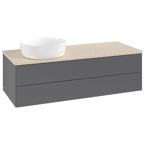 Villeroy &amp; Boch Antao vanity unit 1200x360x500mm L22013GK with lighting FK/AP: GK/3