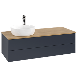 Meuble sous-vasque Villeroy &amp; Boch Antao 1200x360x500mm L22051HG avec éclairage FK/AP: HG/1
