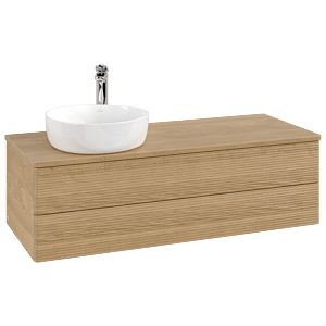 Meuble sous-vasque Villeroy &amp; Boch Antao 1200x360x500mm L22151HN avec éclairage avec structure FK/AP: HN/1