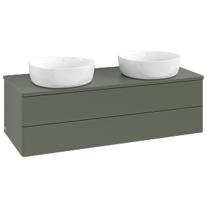 Meuble sous-vasque Villeroy &amp; Boch Antao 1200x360x500mm L24010HL avec éclairage FK/AP: HL/0