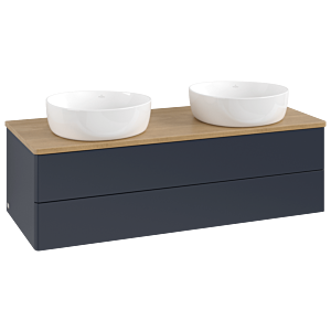 Meuble sous-vasque Villeroy &amp; Boch Antao 1200x360x500mm L24011HG avec éclairage FK/AP: HG/1