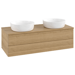 Meuble sous-vasque Villeroy &amp; Boch Antao 1200x360x500mm L24111HN avec éclairage avec structure FK/AP: HN/1