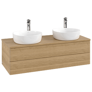 Meuble sous-vasque Villeroy &amp; Boch Antao 1200x360x500mm L24151HN avec éclairage avec structure FK/AP: HN/1