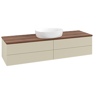 Villeroy & Boch Antao Waschtischunterschrank 1600x360x500mm L25112HJ mit Beleuchtung mit Struktur FK/AP: HJ/2