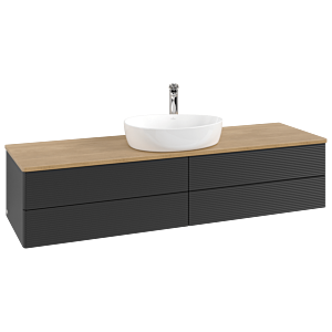 Meuble sous-vasque Villeroy &amp; Boch Antao 1600x360x500mm L25151PD avec éclairage avec structure FK/AP: PD/1