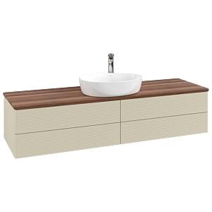 Villeroy & Boch Antao Waschtischunterschrank 1600x360x500mm L25152HJ mit Beleuchtung mit Struktur FK/AP: HJ/2