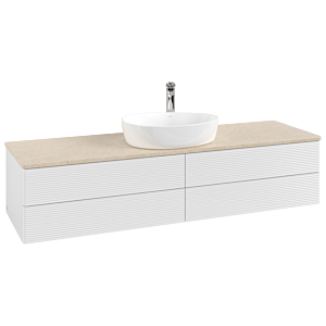 Meuble sous-vasque Villeroy &amp; Boch Antao 1600x360x500mm L25153GF avec éclairage avec structure FK/AP: GF/3