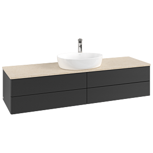 Villeroy & Boch Antao Waschtischunterschrank 1600x360x500mm L25153PD mit Beleuchtung mit Struktur FK/AP: PD/3