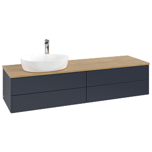 Meuble sous-vasque Villeroy &amp; Boch Antao 1600x360x500mm L26051HG avec éclairage FK/AP: HG/1