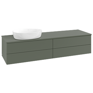 Meuble sous-vasque Villeroy &amp; Boch Antao 1600x360x500mm L26150HL avec éclairage avec structure FK/AP: HL/0
